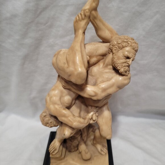 SOLD! G. Ruggeri Sculpture Italy Mythology Nude Hercules Diomedes Vintage 60's - Picture 8 of 16